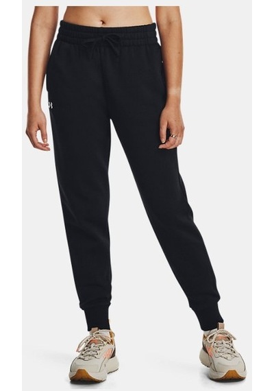 Kadın UA Rival Fleece Eşofman Altı 1379438-001 Siyah - Beyaz