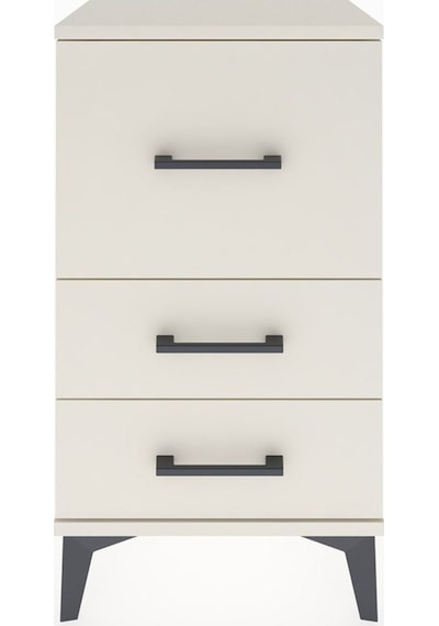 Arges Komodin 3 Çekmeceli 44x30x80 Aytaşı-aytaşı Aytaşı