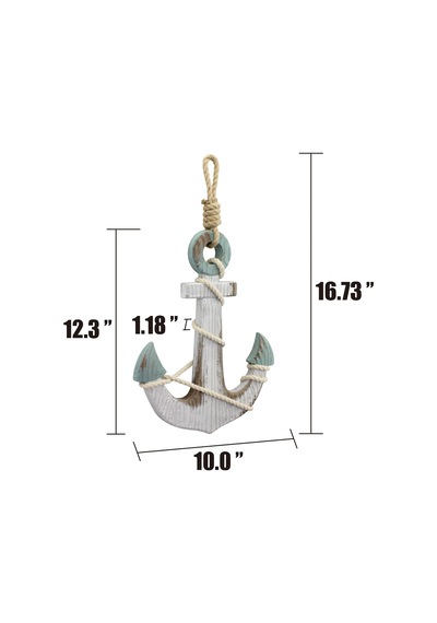 Wand Decor Anker Mit Seil