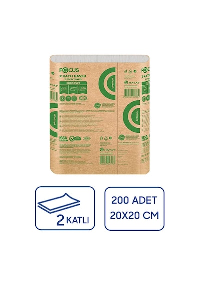 Focus Z Katlı Havlu Peçete 12 x 200'lü