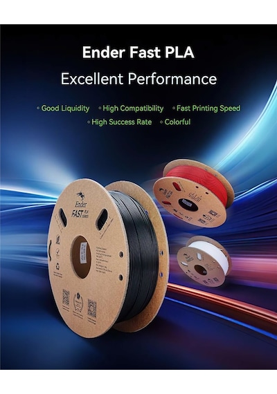Creality Ender Fast Gri 1.75mm Pla 3d Baskı Filamenti - Urhanshop Gönderimli