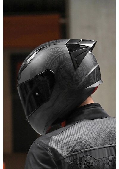 Rapıd 2 Race Takaroa Mat Siyah Kask Siyah
