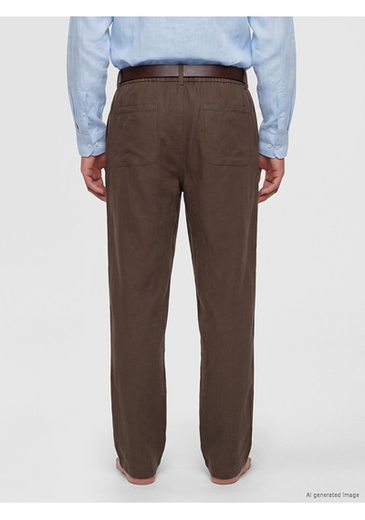 Lcw Vision Kahverengi Regular Fit Armürlü Erkek Pantolon