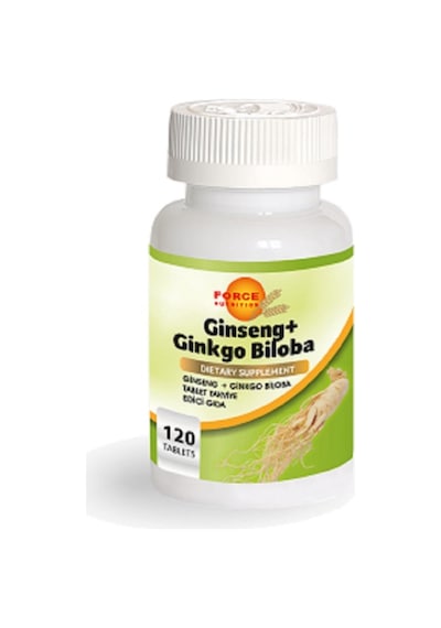 Force Nutrition Ginseng Ginkgo Biloba 120 Kapsül