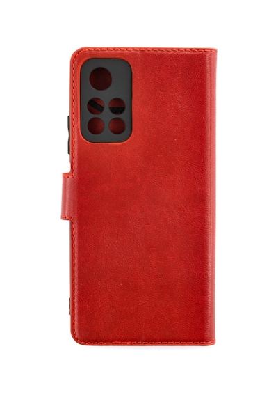 Xiaomi Redmi Note 11t Uyumlu Kılıf Trend S Plus Kapaklı Kılıf - Kırmızı