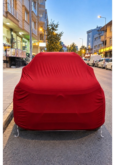 Suv Kirmizi Oto Branda Kumaş Kaliteli Araca Zarar Vermez Branda