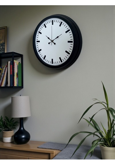 Black & White Baseline 40 Cm Metal Duvar Saati Diğer