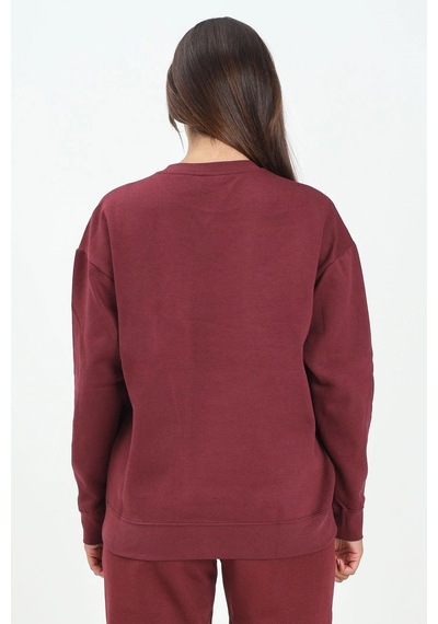 Puma Ess Small Logo Kadın Sweatshirt Bordo