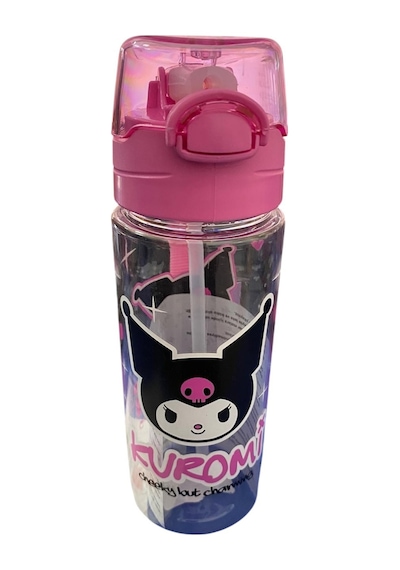 Kuromi Matara 500 Ml Açık Pembe Renk 1 Adet Lisanslı Suluk Okul Matarası Öğrenci Suluğu Açık Pembe