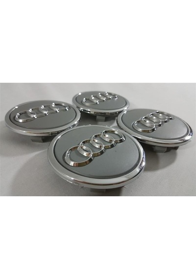 Audi Jant Göbeği 69mm / 58mm Gri 4 Adet, 4b0601170a , Audi Jant