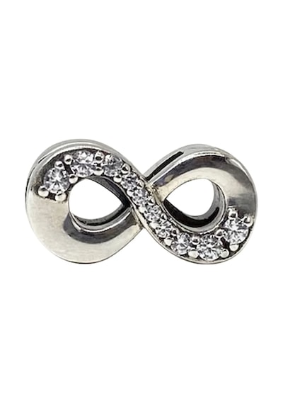 Nur Silver Taş Detay Sonsuzluk Gümüş Charm Nur-bl00144