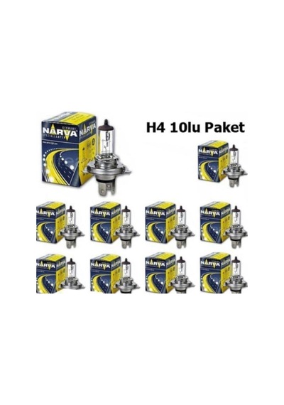 12v H4 55w Halojen Ampul 10 Adet Germany