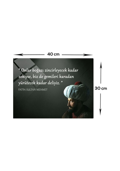 Fatih Sultan Mehmet | Fsm Cam Tablo | Gemilerin Yürütülmesi