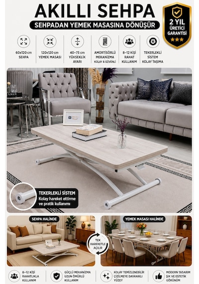 Juppo Üst Tabla Mdf Lizbon Oval Köşe Alt Beyaz Dışa Kıvrım