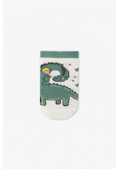 Penti Renkli Erkek Çocuk Sleepasaurus 3'lü Patik Çorap