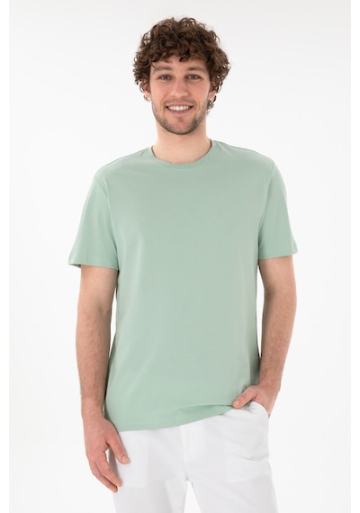 U.S. Polo Assn. Erkek Regular Fit Bisiklet Yaka Su Yeşili Basic Tişört 50305928-VR048 U.S. Polo Assn. Erkek Regular Fit Bisiklet Yaka Su Yeşili Basic Tişört 50305928-VR048
