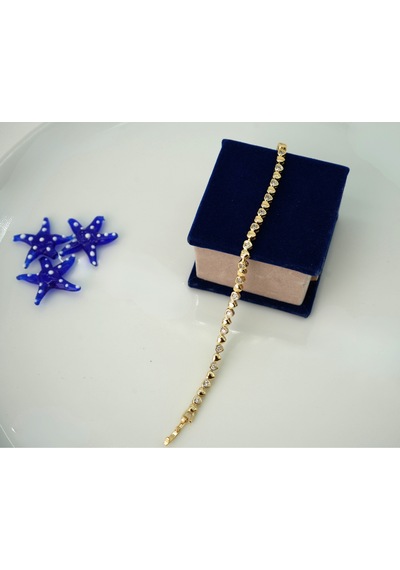 Biem Mini Kalpli Suyolu Çelik Bileklik Gold/gümüş