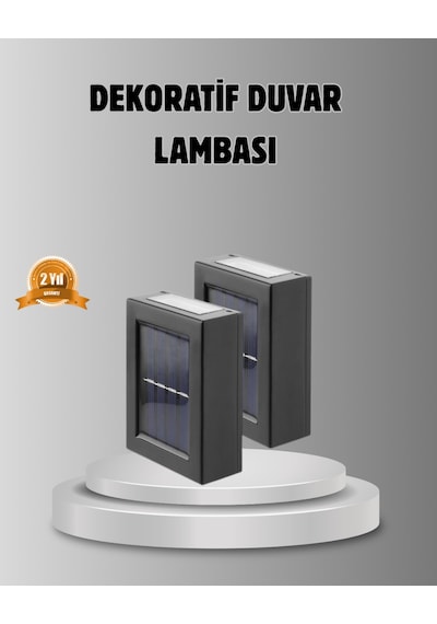Güneş Enerjili 6 Led Solar Lamba - Fotoselli, Su Geçirmez Ve Çevre Dostu Bahçe Işığı Çok Renkli