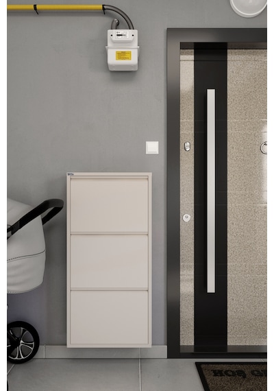 Ceha  3'lü Metal Ayakkabılık - Krem K.AYK-3 /AB1013 Krem