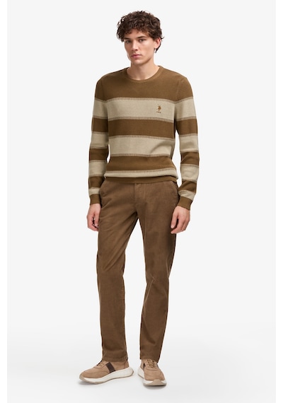 U.S. Polo Assn. U.s. Polo Assn. Erkek Haki Pantolon Kanvas-chino 50310367-vr027