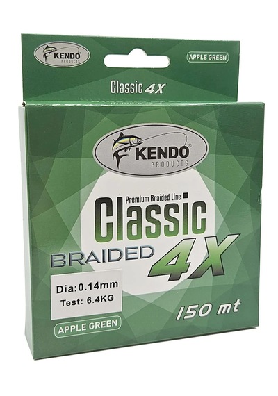 Kendo Classic 4x 150mt Apple Green İp Misina 0.14 mm