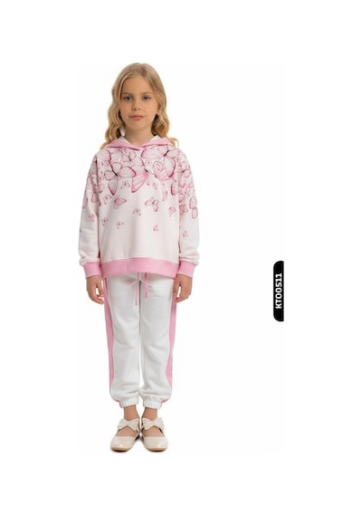 Xo Kids Kız Çocuk Eşofman Takım 4-8 Yaş 7234 Pembe