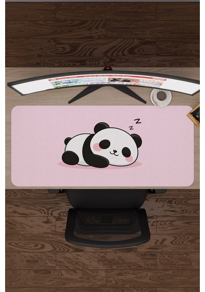 Panda Kaymaz Dikişli Kauçuk Oyuncu Mousepad V2 - 90x40 Xxl Gaming Mouse Pad Fare Altlığı