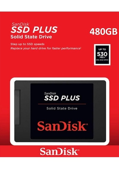 Sandisk Ssd Plus 480gb 530mb-445mb/s Sata 3 2.5" Ssd Sdssda-480g-g26