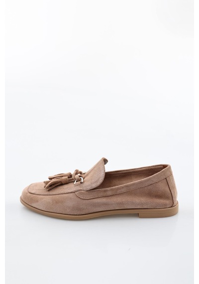 Somon Süet Loafer 34307-Somon