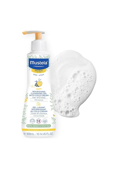 Mustela Nourishing Cleansing Gel With Cold Cream 300 Ml Çok Renkli