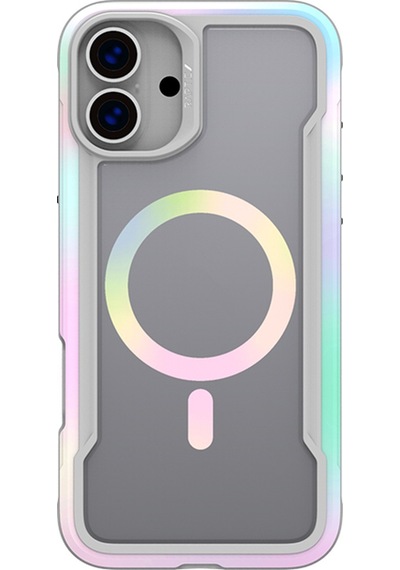 Apple Uyumlu iPhone 16 Pro Kılıf Magsafe Airbagli Raptic Shield 2.0 Serisi Şeffaf Arka Yüzey Kapak Beyaz
