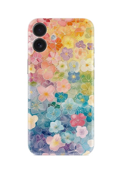 Apple iPhone Uyumlu Apple iPhone Uyumlu 16 Kılıf Boutique Baskılı Resimli Şahane Çiçekler Pcode -063