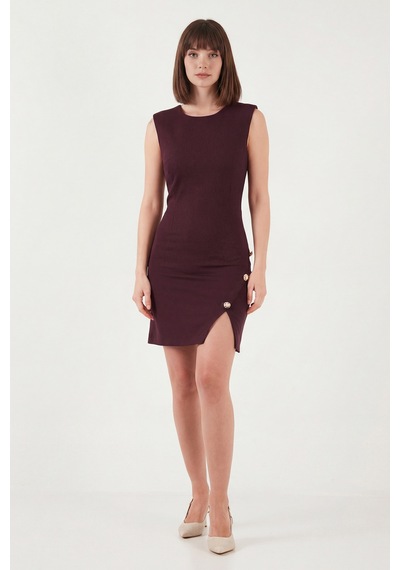Lela Bayan Elbise 6525717 Bordo