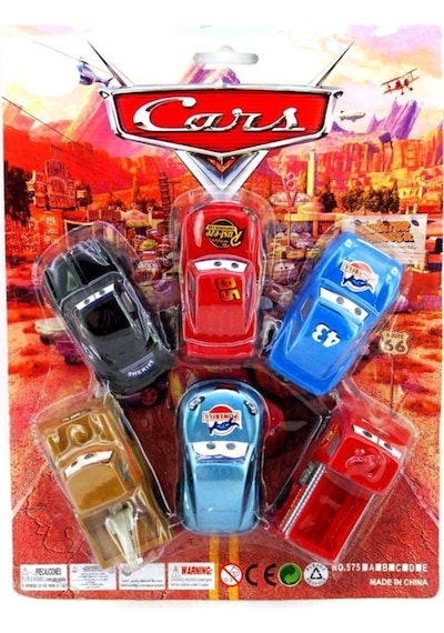 Oyuncak Şimşek Mcqueen Araba Seti 6'lı Çek Bırak Cars Oyuncak