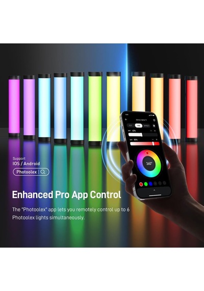 B190s Rgb Led Tube Light Profesyonel Video Ve Fotoğraf Işığı - Tf-ls-155lw-pl