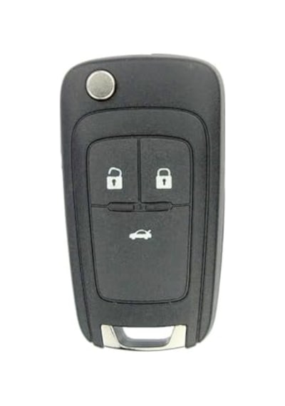 Autohan Keys Opel Astra J, Insignia, Corsa E İçin, 3 Butonlu Anahtar Kabı, Siyah Anahtar Kasası