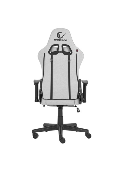 Rampage Kl-r27 Elemental Ayak Dayama Yerli Terletmez Kumaş Gri / Karbon Gaming Oyuncu Koltuğu Beyaz