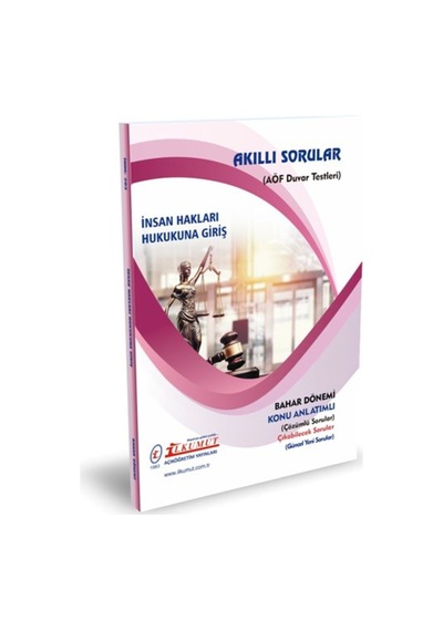 İlkumut Yayınları - İnsan Hakları Hukukuna Giriş - Konu Anlatımlı - Çözümlü Sorular