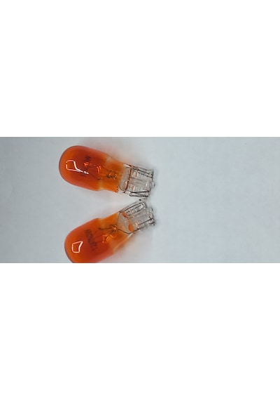 Amber T13 12v 10w Turuncu Dipsiz Motosiklet Sinyal Ampulü 2 Adet
