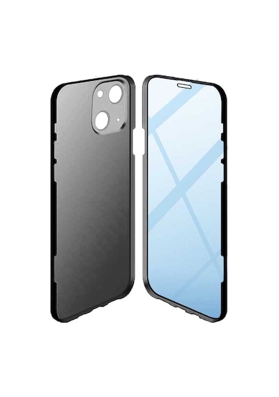 Apple iPhone Uyumlu 13 Mini 360 Derece Tam Kaplayan Cam Kapak Kılıf