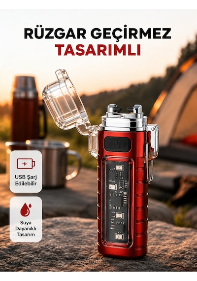 Rüzgar Geçirmez Elektrikli, Çoklu Işık Modlu Tasarım Sarı