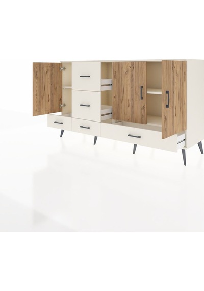 Kronos Konsol 4 Raflı 5 Çekmeceli 3 Kapaklı 176x59x99 Aytaşı-çam/ Aytaşı-çam/aytaşı Kronos Konsol 4 Raflı 5 Çekmeceli 3 Kapaklı 176x59x99 Aytaşı-çam/ Aytaşı-çam/aytaşı