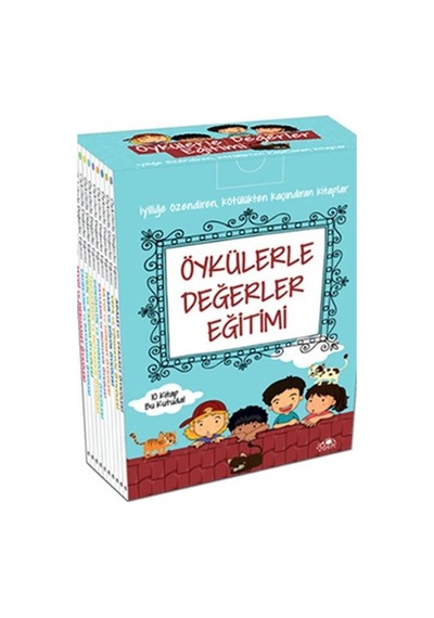 Öykülerle Değerler Eğitimi Seti - 10 Kitap Takım - Saide Nur Dikmen - Uğurböceği