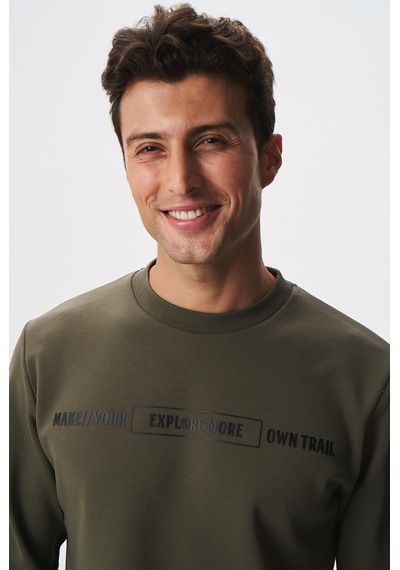 AR-MA Arma Erkek Slim Fit Su Geçirmeyen Scuba Kumaş İnterlok Bisiklet Yaka Sweatshirt K28124988801 Haki AR-MA Arma Erkek Slim Fit Su Geçirmeyen Scuba Kumaş İnterlok Bisiklet Yaka Sweatshirt K28124988801 Haki