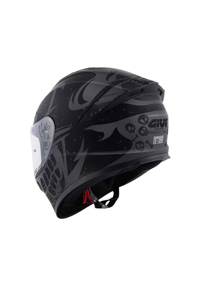 Givi 50.x Bones Kapalı Kask Mat Siyah - Gri
