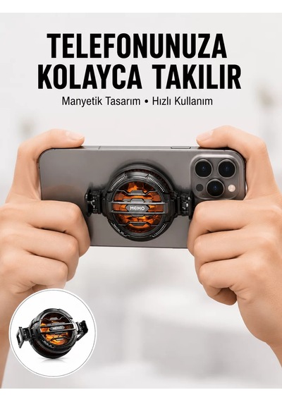 Telefon Soğutucu Led Işık Efektli Power Aparatlı Sessiz Ve Taşınabilir Model Yeni Nesil Mh-hs9098-9574