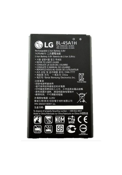 LG Uyumlu K10 2016 - K430Tr - Bl-45A1H Batarya - Pil
