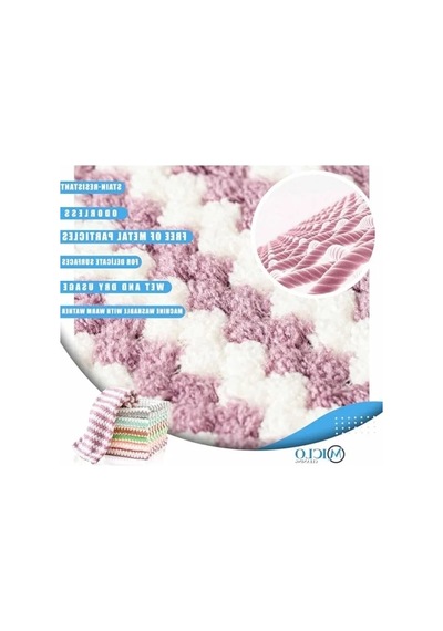 Yumuşak Doku Mikrofiber Temizlik Bezi, Süper Emici, 3 Adet Açık Bej