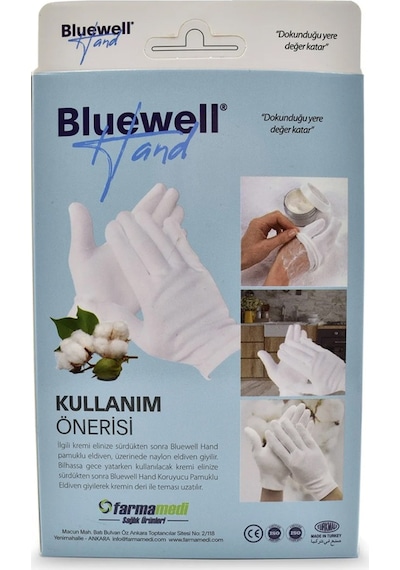 Bluewell Koruyucu Pamuklu Egzema Eldiveni