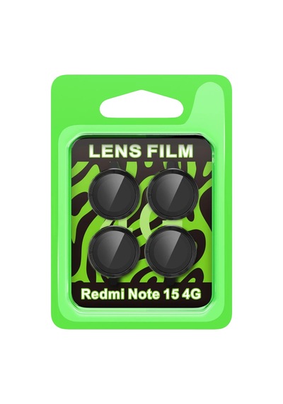 Xiaomi Redmi Note 15 4g Uyumlu Raze Metal Kamera Lens - Siyah